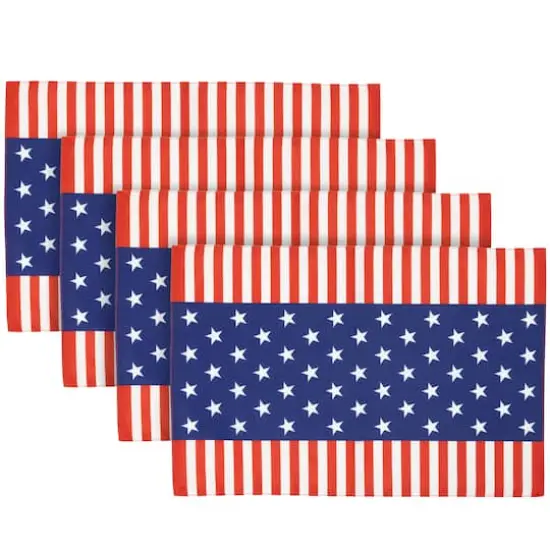 Stars & Stripes Americana Printed Placemats, 4ct. {1}