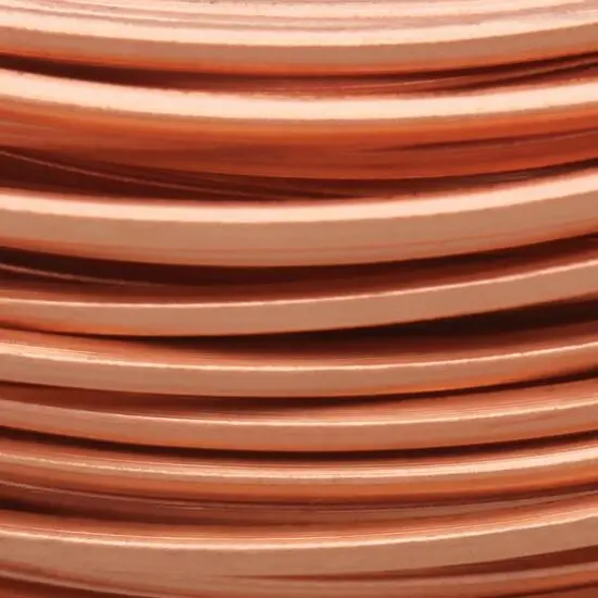 The Beadsmith&reg; Wire Elements&trade; 21 Gauge Tarnish Resistant Square Soft Temper Wire, 7yd. Natural Copper {9}