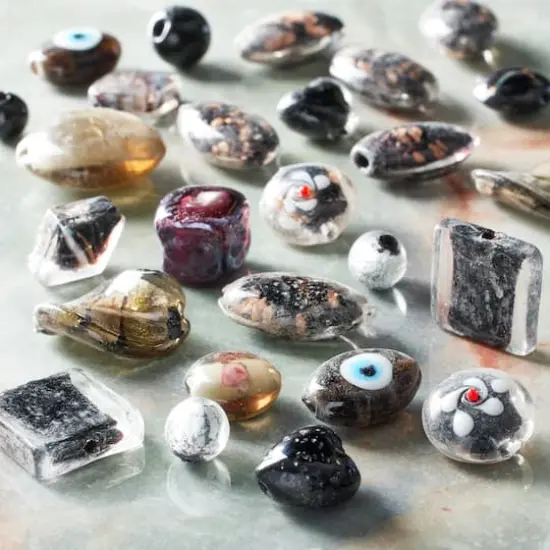 Mixed Lampwork Glass Craft Beads by Bead Landing&trade; Black {3}