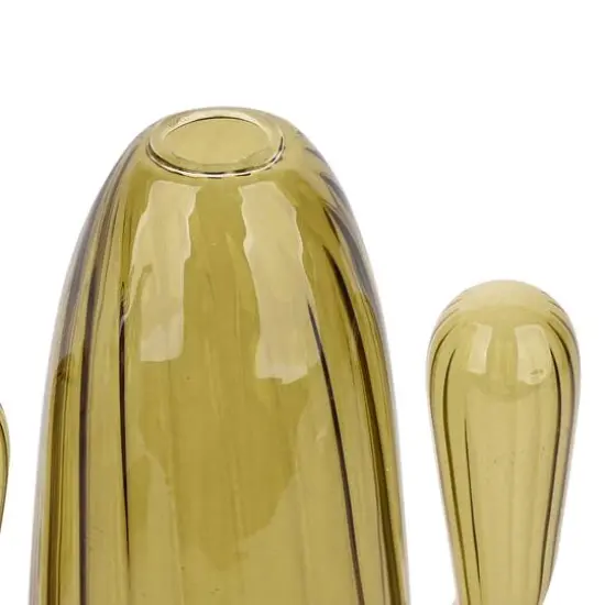 7.5" Tall Glass Cactus by Ashland&reg; Green {5}