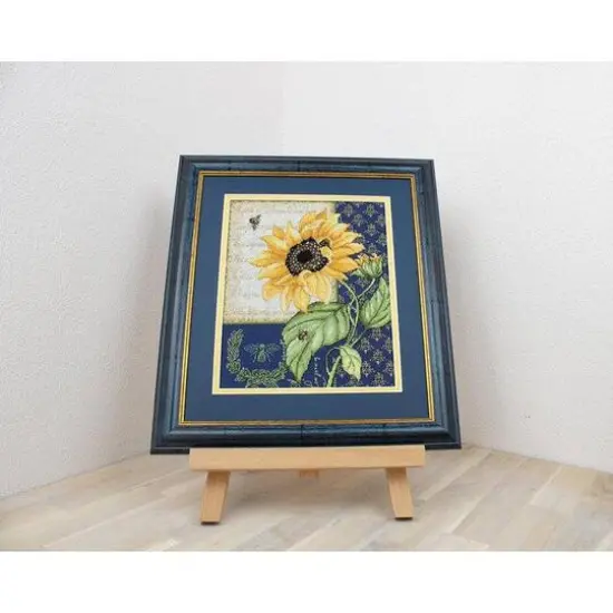 LetiStitch Sunflower Melody Counted Cross Stitch Kit {15}