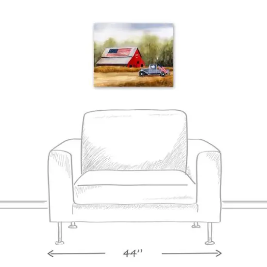Country Barn Canvas Wall Art {6}