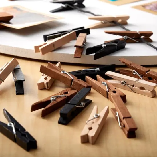 2" Natural Mix Clothespin Embellishments by Recollections&trade; {3}