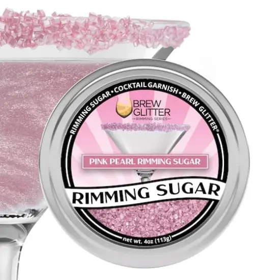Bakell&reg; Brew Glitter Rimming Sugar Pink {1}