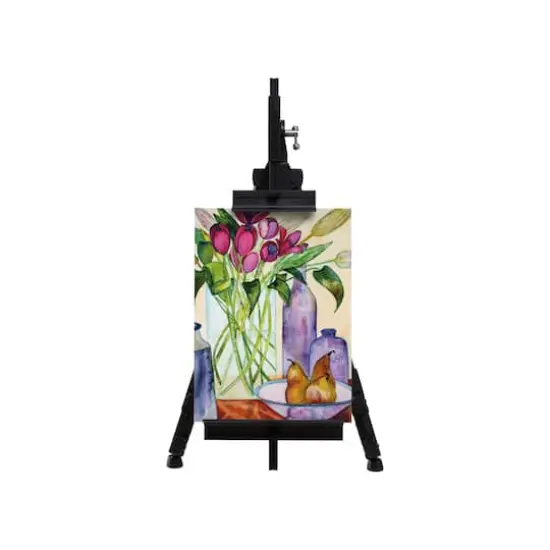 Adjustable Black Aluminum Floor Easel by Artist's Loft&trade; {5}