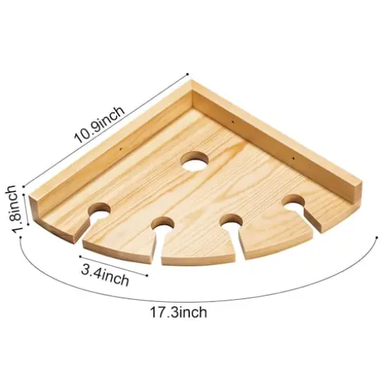 Wood Wall Mounted Wine Rack Holder {3}