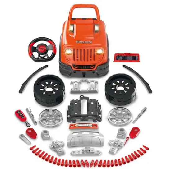 The Bubble Factory Orange ATV Car Mechanic Engine Workshop {4}