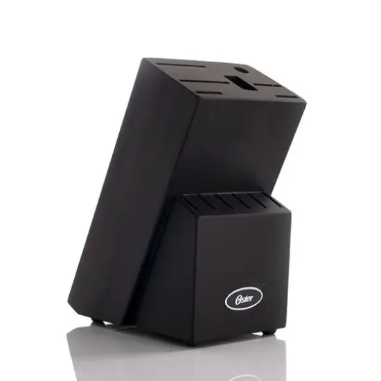 Oster Steffen 14-Piece Blue Stainless Steel Cutlery Set with Storage Block {8}