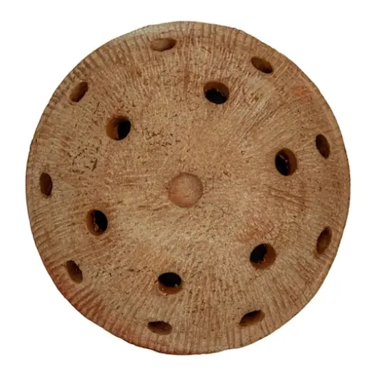 Hello Honey&reg; Handmade Vintage Reproduction Terra Cotta Mushroom Shaped Candle Holder {6}