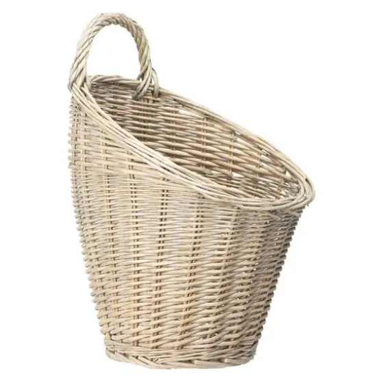 Hello Honey&reg; 15" Rattan Wall Basket with Handle {4}