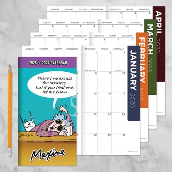 2026-2027 Maxine Small Monthly Pocket Planner {8}