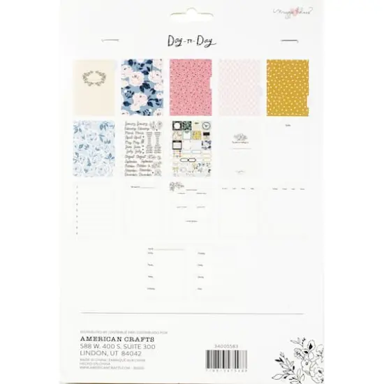 American Crafts&trade; Maggie Holmes Day-To-Day Disc Planner 6 Month Extension Pack {3}