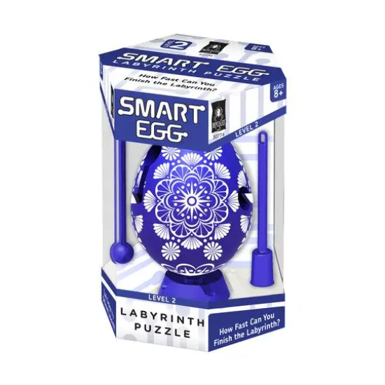 Smart Egg&reg; Blue Labyrinth Puzzle {1}