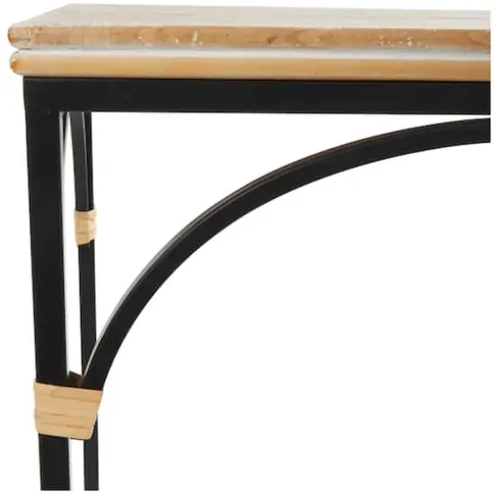 Black Metal Arched Accent Table Set {5}