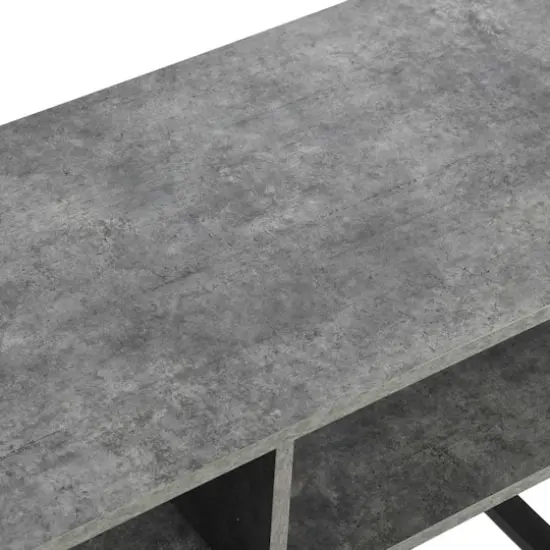 Household Essentials Jamestown Lifted Coffee Table Gray {5}