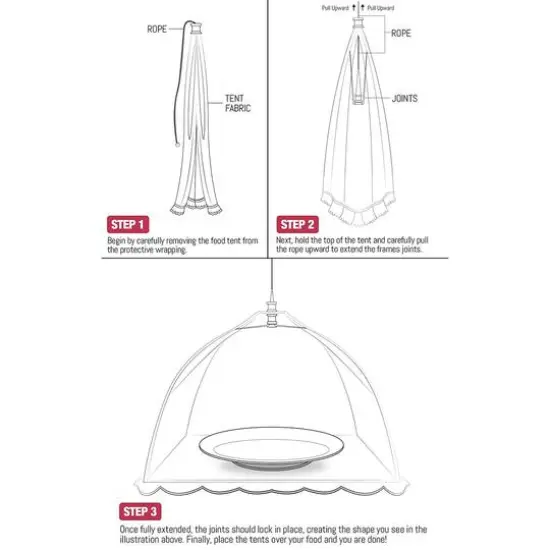 Sorbus Inflatable Bar and Food Cover Umbrellas Bundle {6}