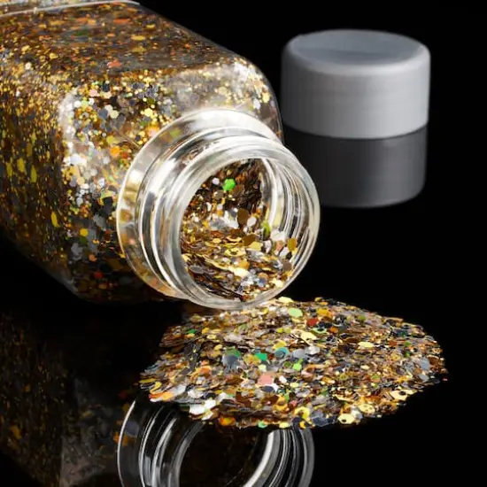 Holographic Gold & Silver Specialty Polyester Glitter by Recollections™ {3}