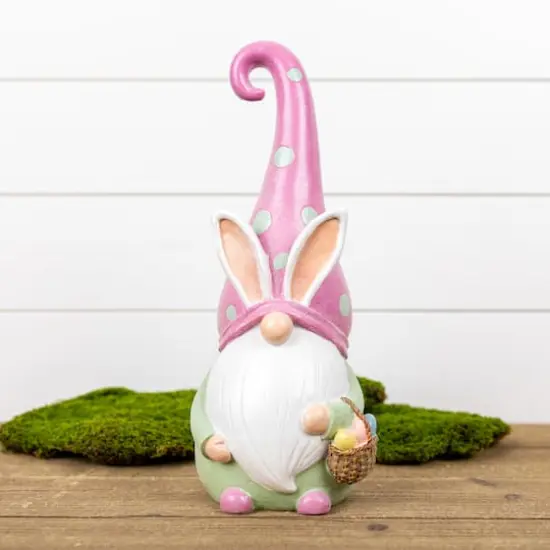 13" Easter Gnome Figurine {3}