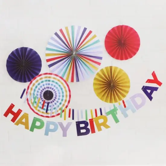 Multicolor Happy Birthday D&eacute;cor Kit by Celebrate It&trade; {1}
