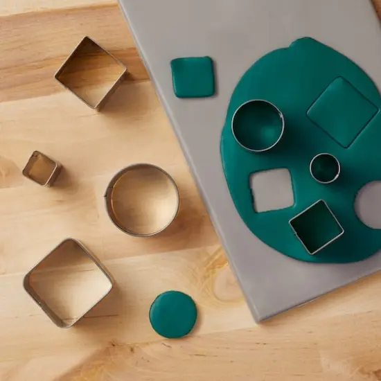 Square & Circle Premium Clay Cutters By Craft Smart&reg; {3}