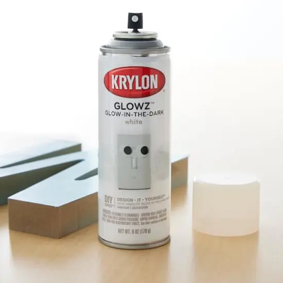 Krylon&reg; Glowz&reg; White Glow-in-the-Dark Paint {3}