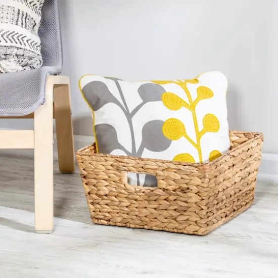 Honey Can Do Large Square Hyacinth Basket {4}