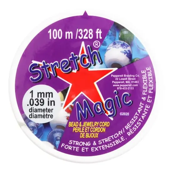 Stretch Magic&reg; 1mm Clear Bead & Jewelry Cord, 100m {4}