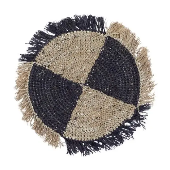 Set of 3 Brown Wood Boho Style Wall Decor 29", 21", 25" {6}