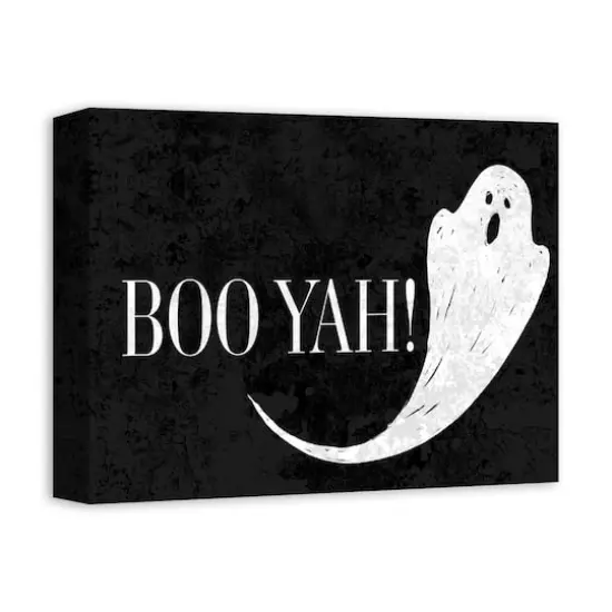Boo Yah Ghost 11" x 14" Canvas Wall Art {3}