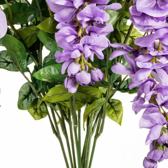 Artificial Lavender Wisteria Bush {8}