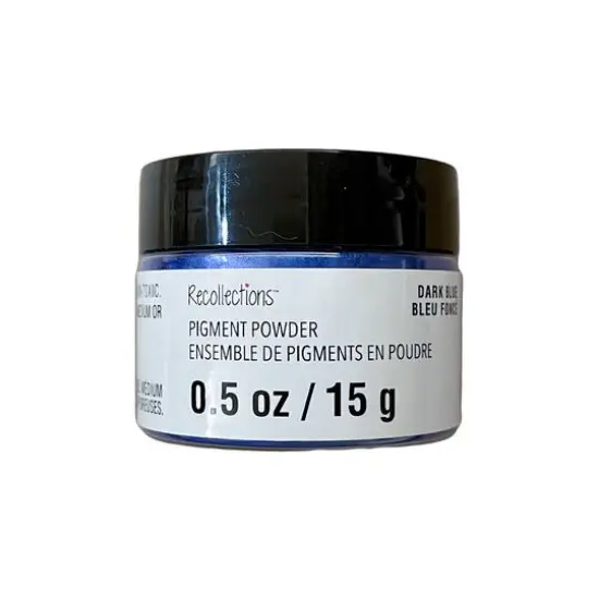 Pigment Powder by Recollections&trade;, 0.5oz. Dark Blue {5}