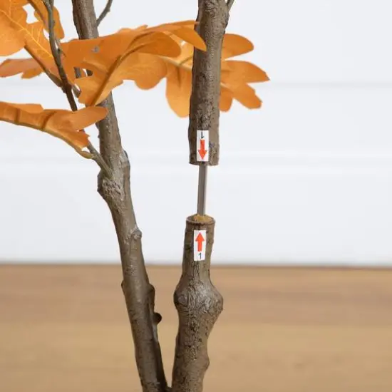 4ft. Artificial Autumn Oak Tree {6}
