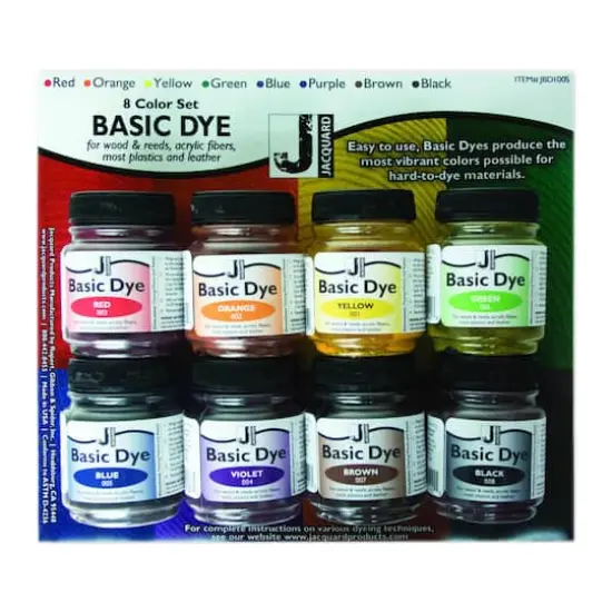 Jacquard 8 Color Basic Dye Set {1}