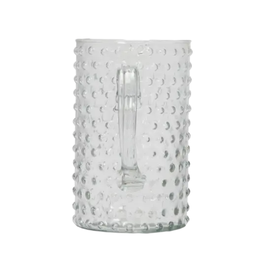 Hello Honey&reg; Clear Hand-Blown Hobnail Glass Pitcher {8}