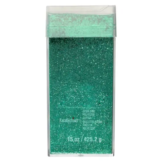 Extra Fine Polyester Glitter by Recollections&trade; Green {4}