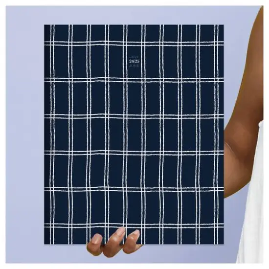 TF Publishing 2024-2025 Large Navy Grid Monthly Planner {7}