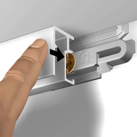 HangZ&reg; 6ft. Gallery Rail Hanging System {5}