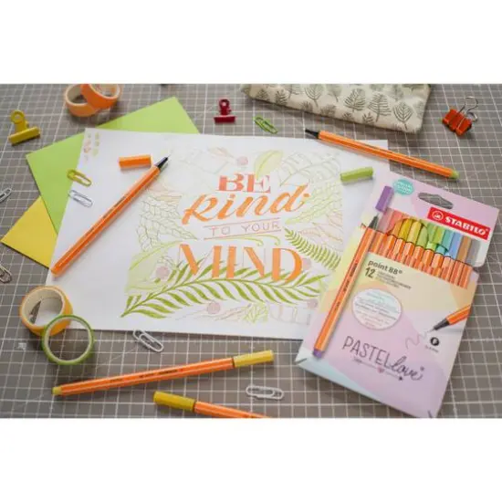 STABILO&reg; PASTELLove&reg; Point 88&reg; 12 Color Pen Set {10}