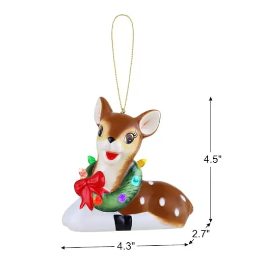 Mr. Christmas Nostalgic Ceramic Reindeer Ornament {4}