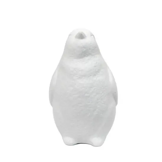 Simple Designs Porcelain Arctic Penguin Shaped Table Lamp {6}