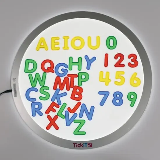 Edx Education Transparent Letters & Number Set {5}