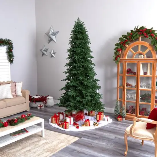 9ft. Pre-Lit South Carolina Fir Artificial Christmas Tree, Clear Lights {11}