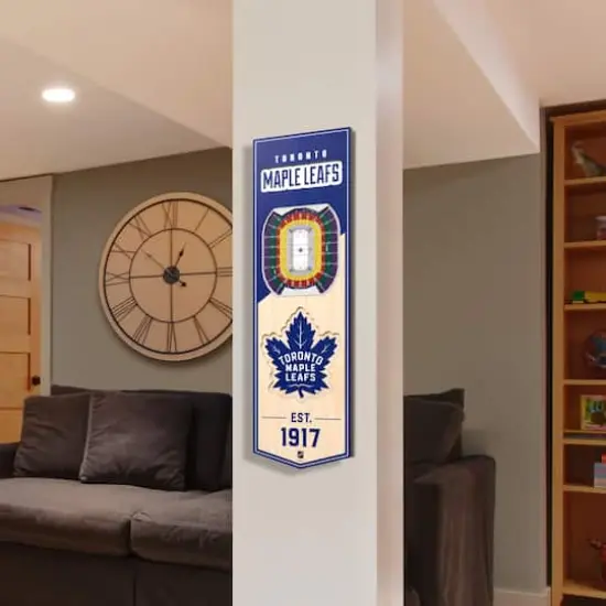 19" NHL 3D StadiumView Banner Toronto Maple Leafs {4}