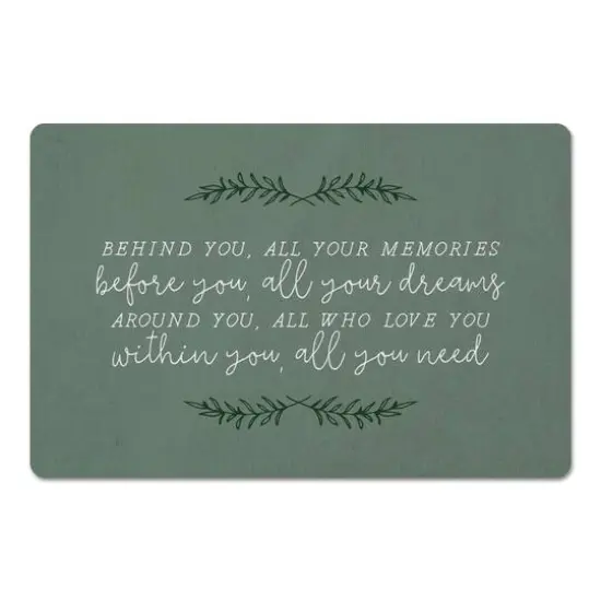 18" x 27" Memories Dreams Love Floor Mat {1}