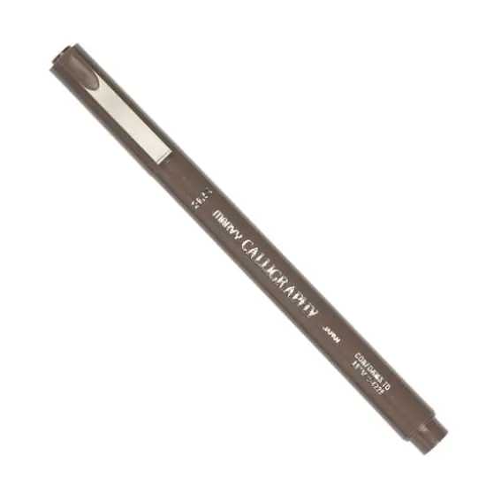 JAM Paper 3.5mm Calligraphy Pen, 2ct. Brown {1}