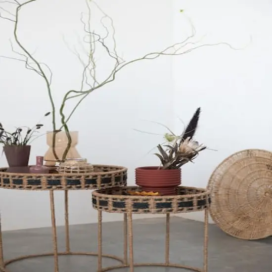 Hello Honey&reg; Woven Banana Bark Wall D&eacute;cor Set {7}