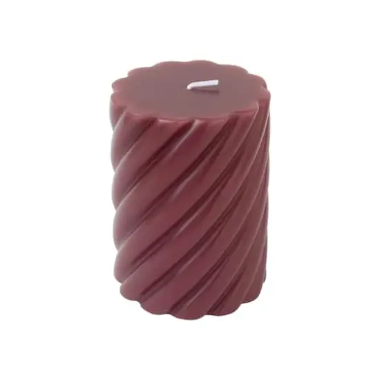 3" x 4" Twisted Scented Pillar Candle by Ashland&reg; Paradise Orchid {3}