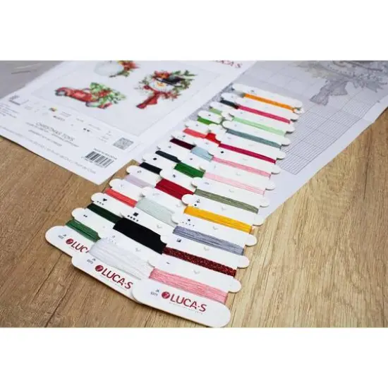 Luca-S Christmas Toys Plastic Canvas Counted Cross Stitch Kit {6}