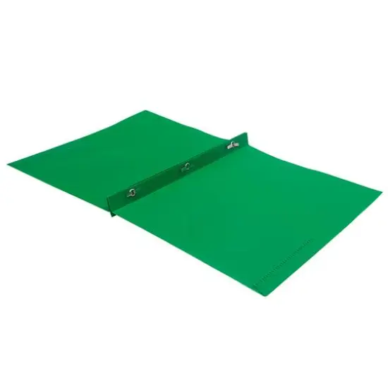 JAM Paper 9.5" x 11" Plastic 2 Pocket School POP Folders with Clasps, 6ct. Green {6}