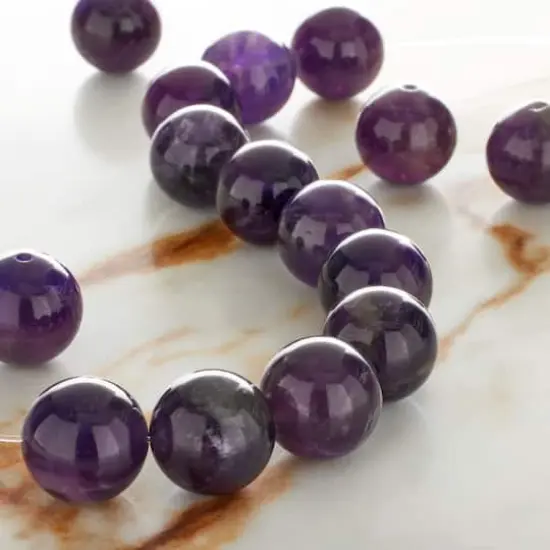 Amethyst Round Beads, 12mm by Bead Landing&trade; {3}
